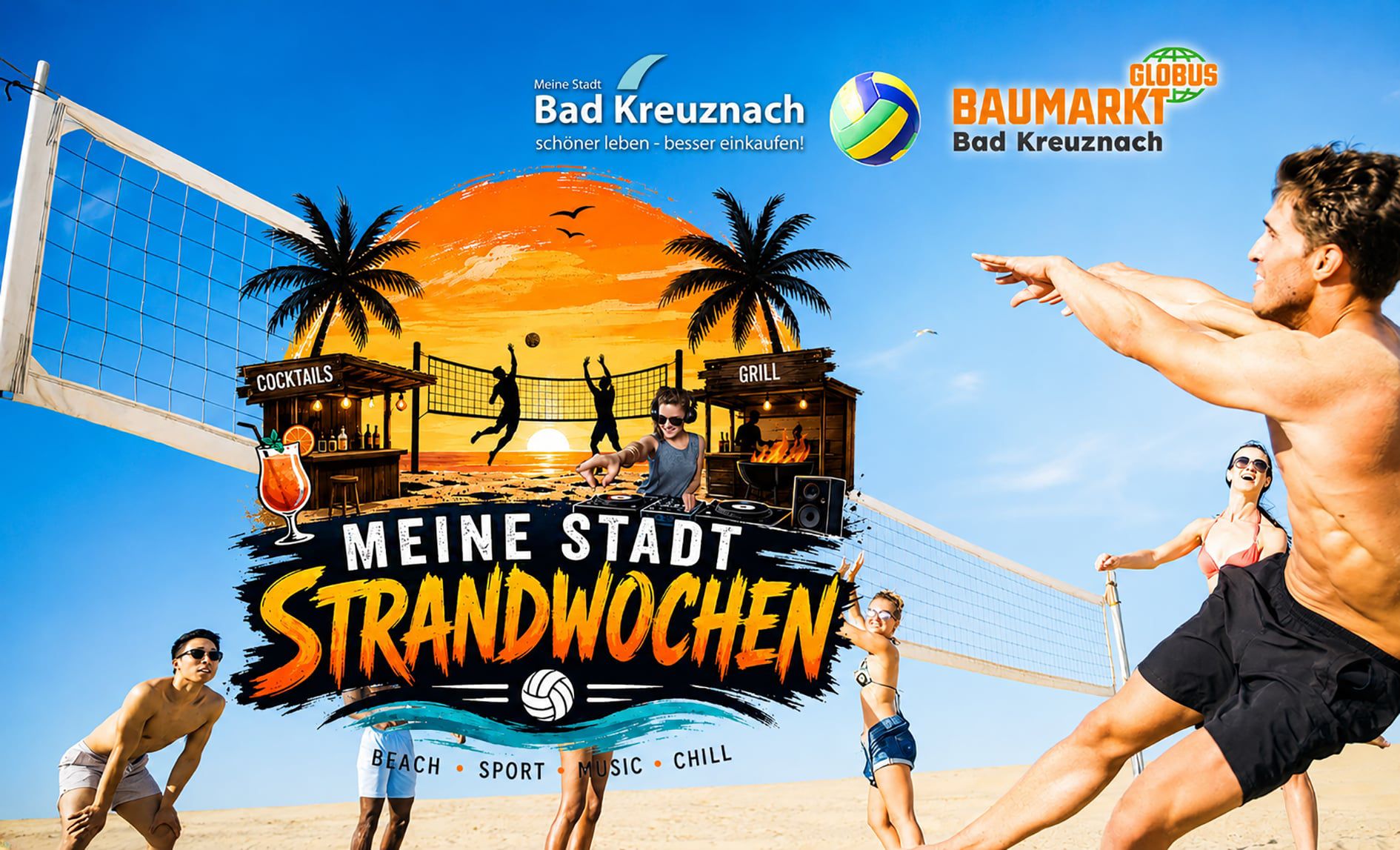 Meine Stadt & Globus Baumarkt Bad Kreuznach Strandwochen 2027