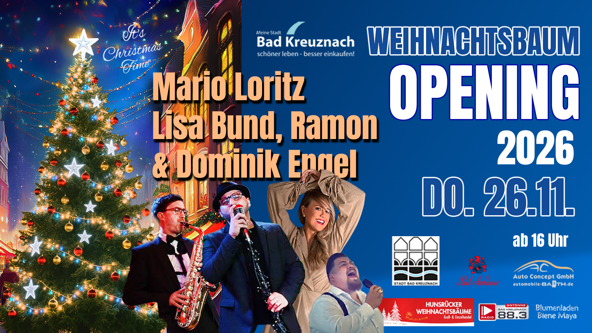 Meine Stadt Weihnachtsbaum Opening 2026 Foto 3
